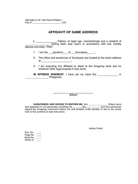 affidavit of economic status|I, , of legal age, Filipino, single/married/widow/er .